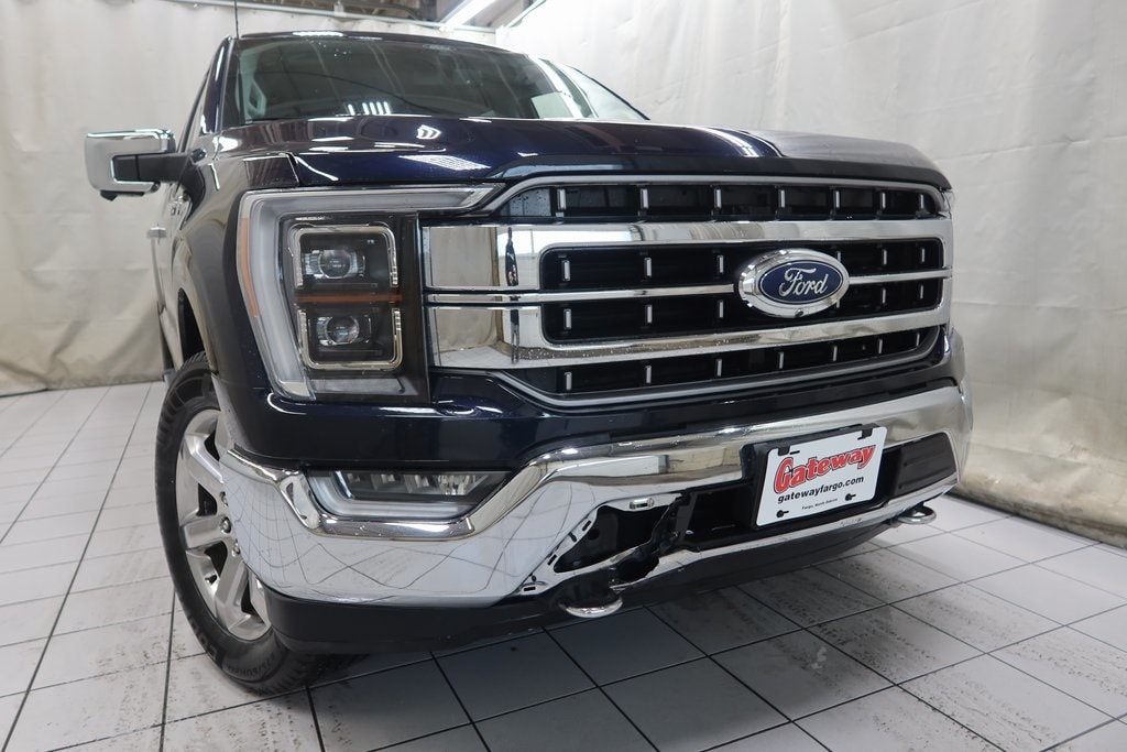 Used 2021 Ford F-150 Lariat with VIN 1FTFW1ED1MFC80685 for sale in Fargo, ND