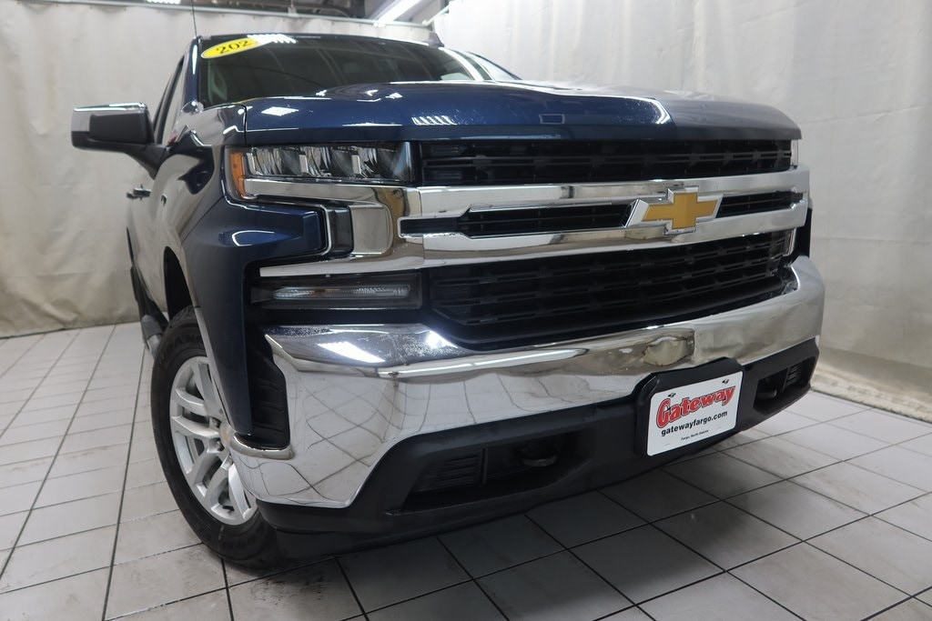 Used 2021 Chevrolet Silverado 1500 LT with VIN 3GCUYDED2MG227608 for sale in Fargo, ND