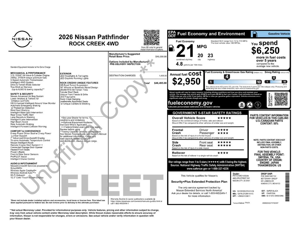 2026 Nissan Pathfinder's photo