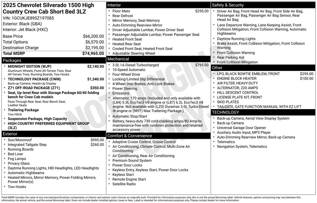 2025 Chevrolet Silverado 1500 High Country - Photo 6