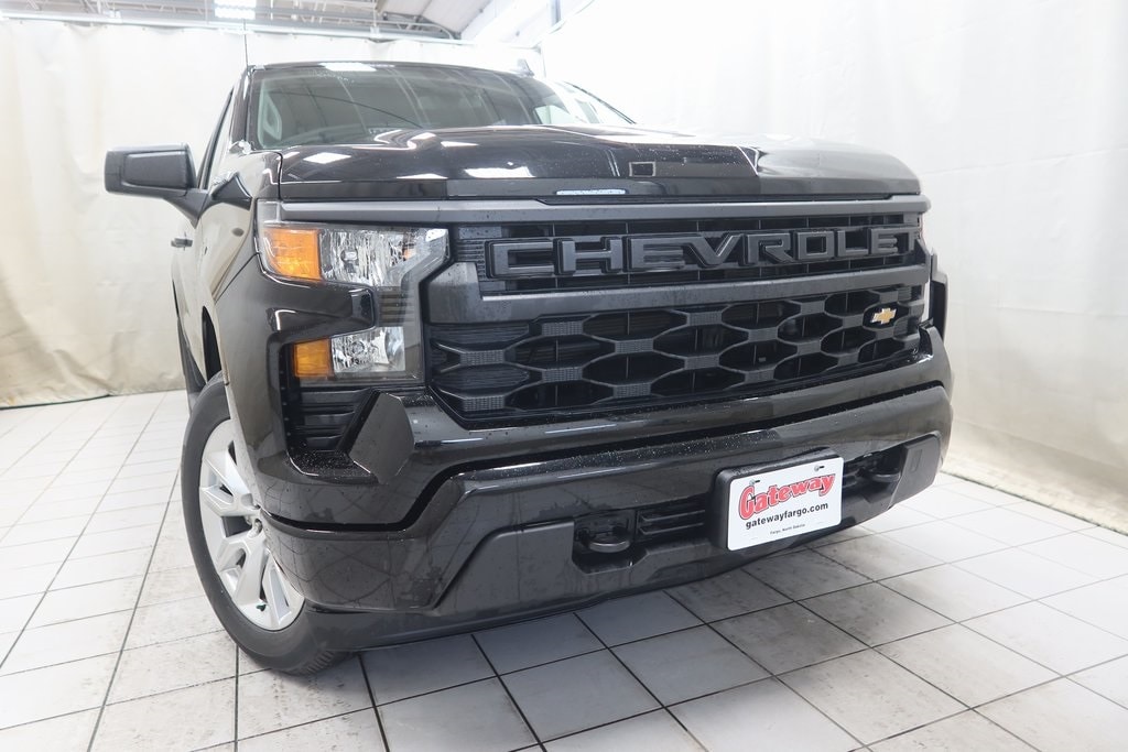 Used 2023 Chevrolet Silverado 1500 Custom with VIN 1GCPDBEK4PZ222846 for sale in Fargo, ND