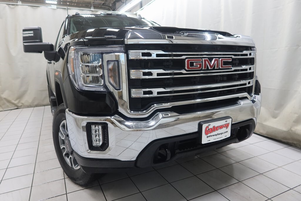 Used 2022 GMC Sierra 2500HD SLE with VIN 1GT39ME79NF270249 for sale in Fargo, ND