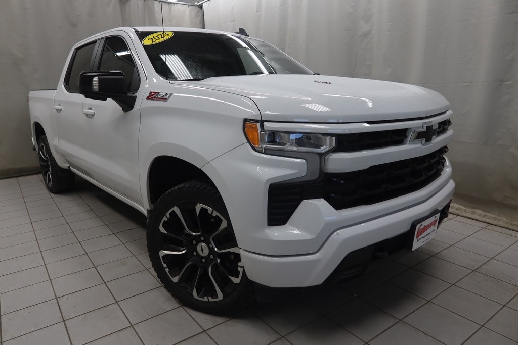 Used 2023 Chevrolet Silverado 1500 RST with VIN 1GCUDEEL6PZ198658 for sale in Fargo, ND