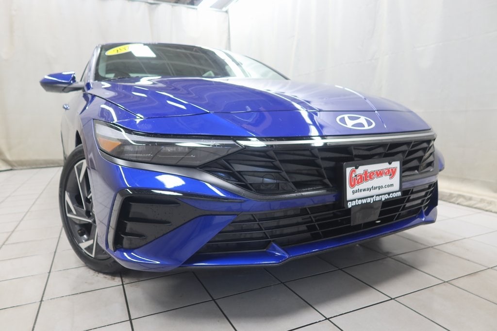 Certified 2024 Hyundai Elantra SEL with VIN KMHLS4DG9RU650551 for sale in Fargo, ND
