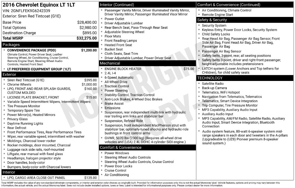  Chevrolet Equinox