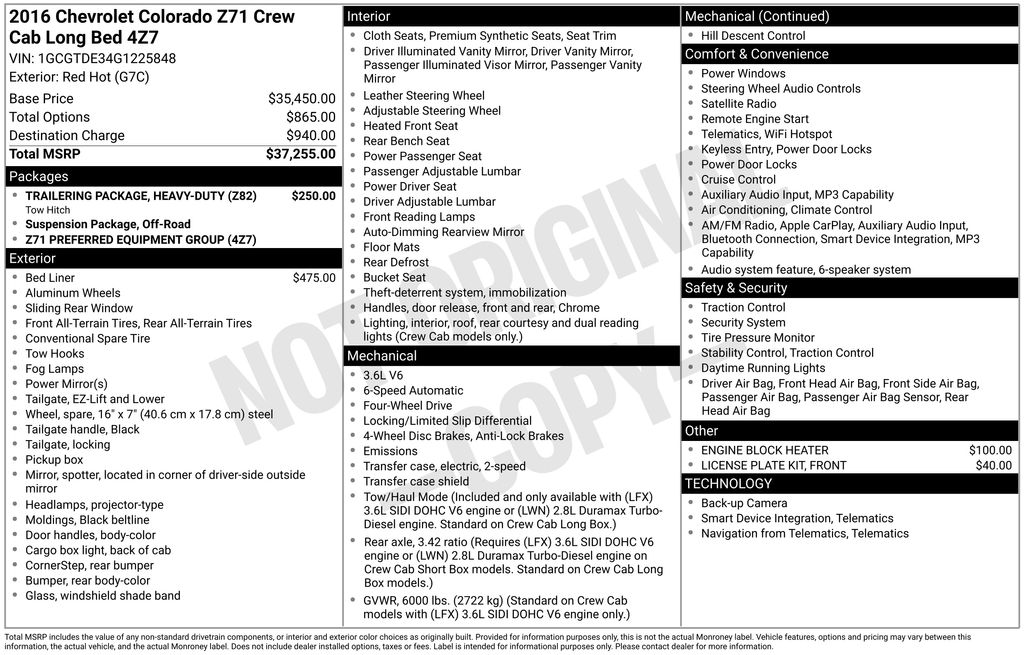 2016 Chevrolet Colorado Z71 - Photo 6