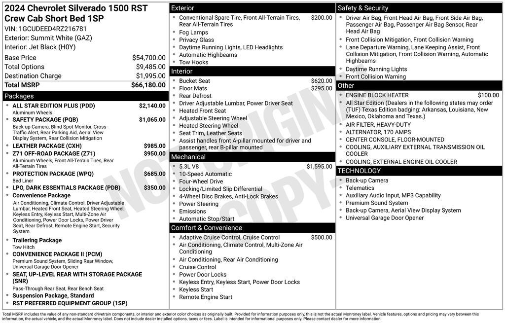 Used 2024 Chevrolet Silverado 1500 RST Truck Crew Cab