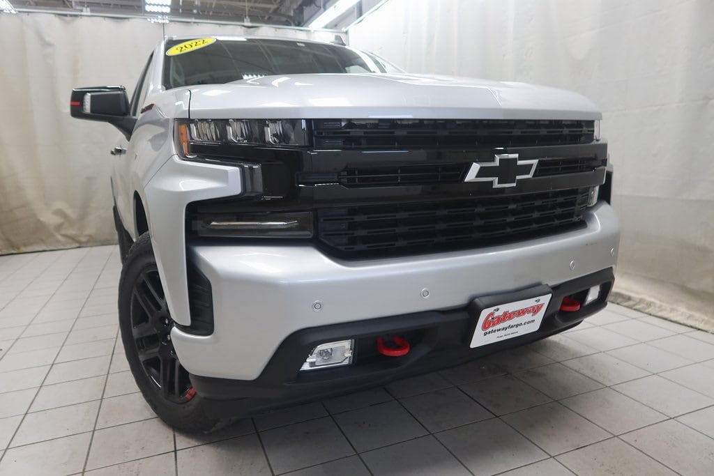 Used 2022 Chevrolet Silverado 1500 Limited RST with VIN 1GCUYEEL6NZ177214 for sale in Fargo, ND
