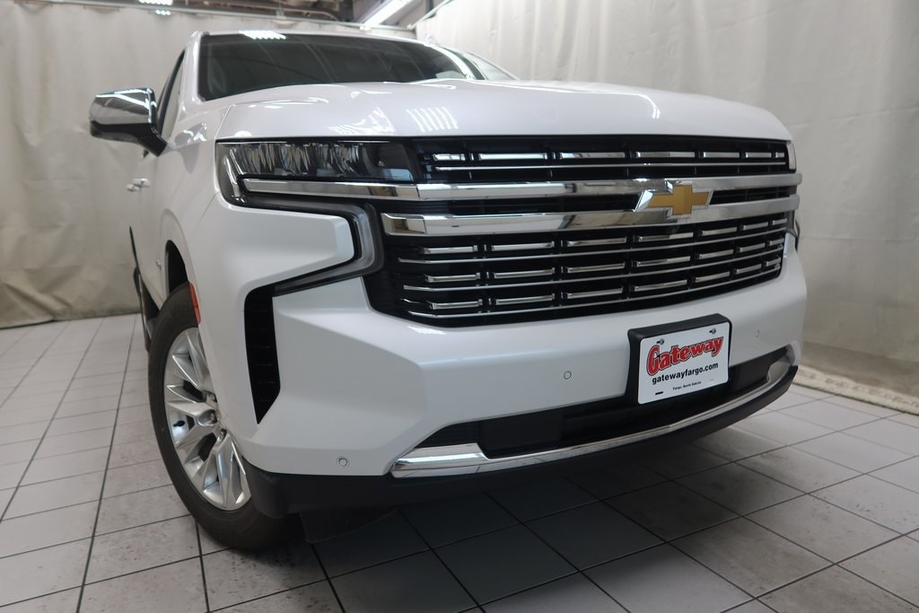 Used 2021 Chevrolet Tahoe Premier with VIN 1GNSKSKD6MR112535 for sale in Fargo, ND