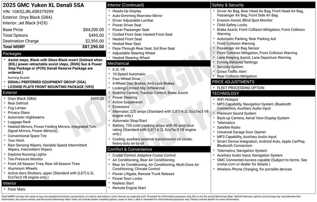 Used 2025 GMC Yukon XL Denali SUV