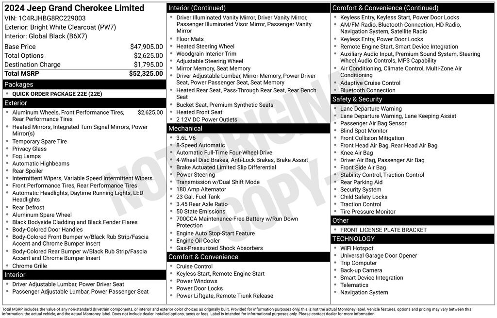 Used 2024 Jeep Grand Cherokee Limited SUV