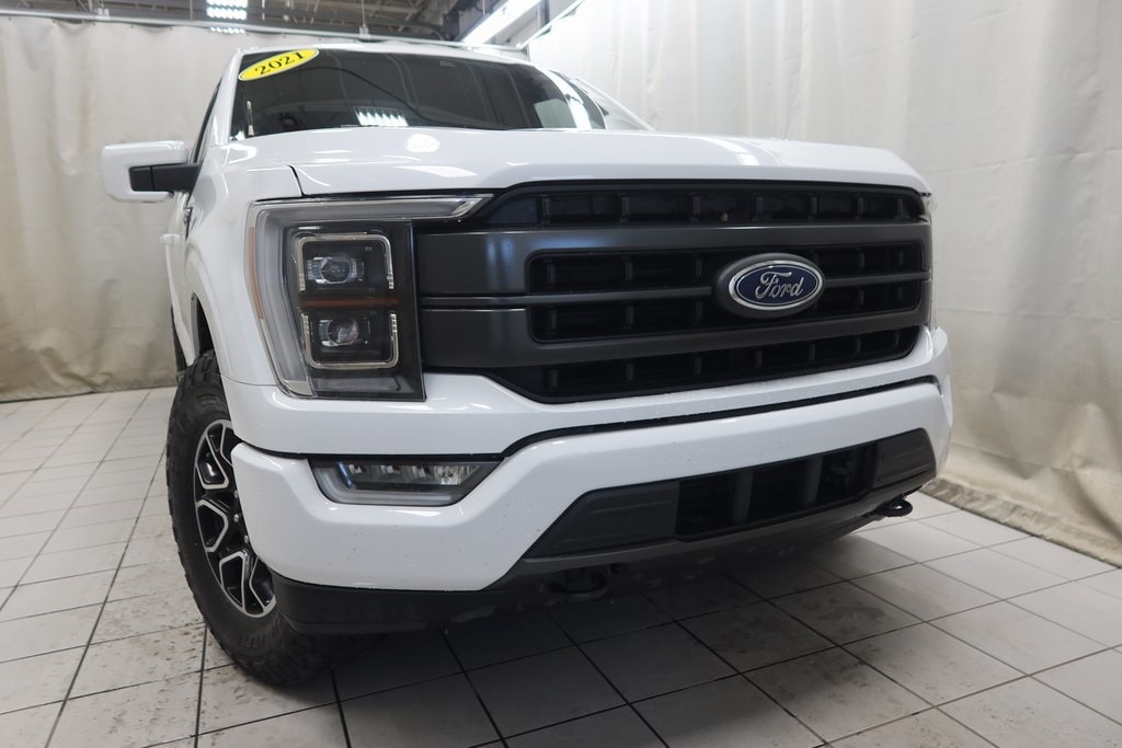 Used 2021 Ford F-150 Lariat with VIN 1FTFW1E88MFB96415 for sale in Fargo, ND