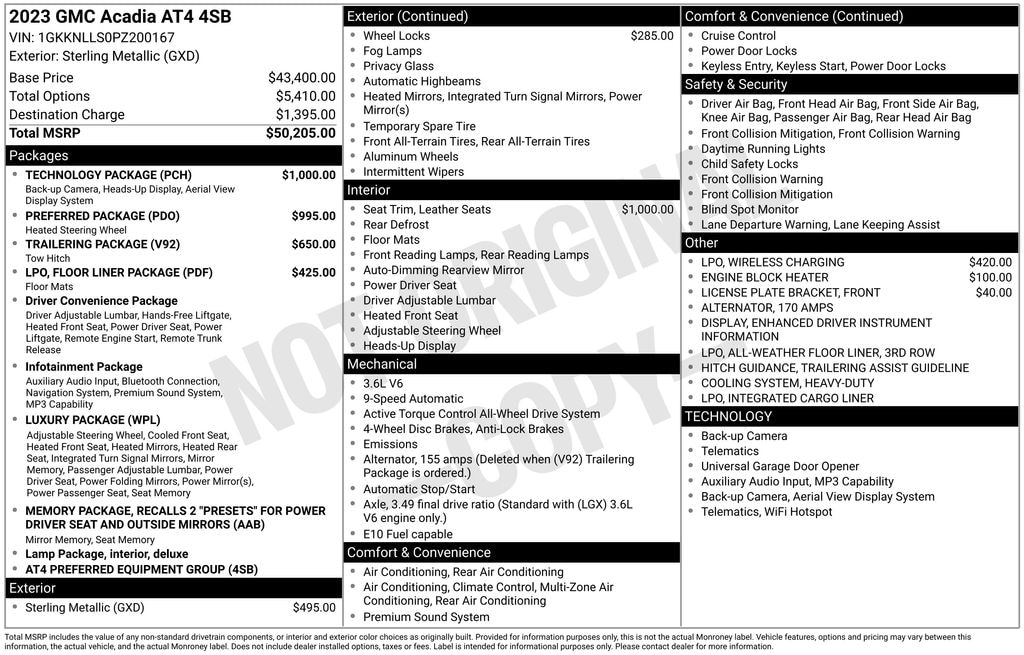 Used 2023 GMC Acadia AT4 SUV