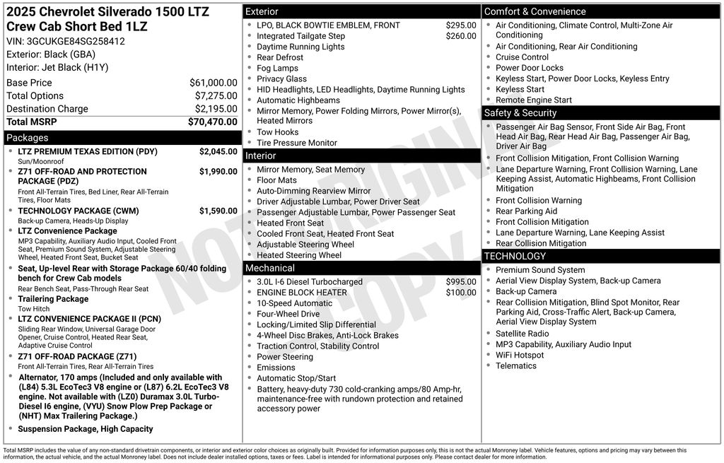 2025 Chevrolet Silverado 1500 LTZ - Photo 6