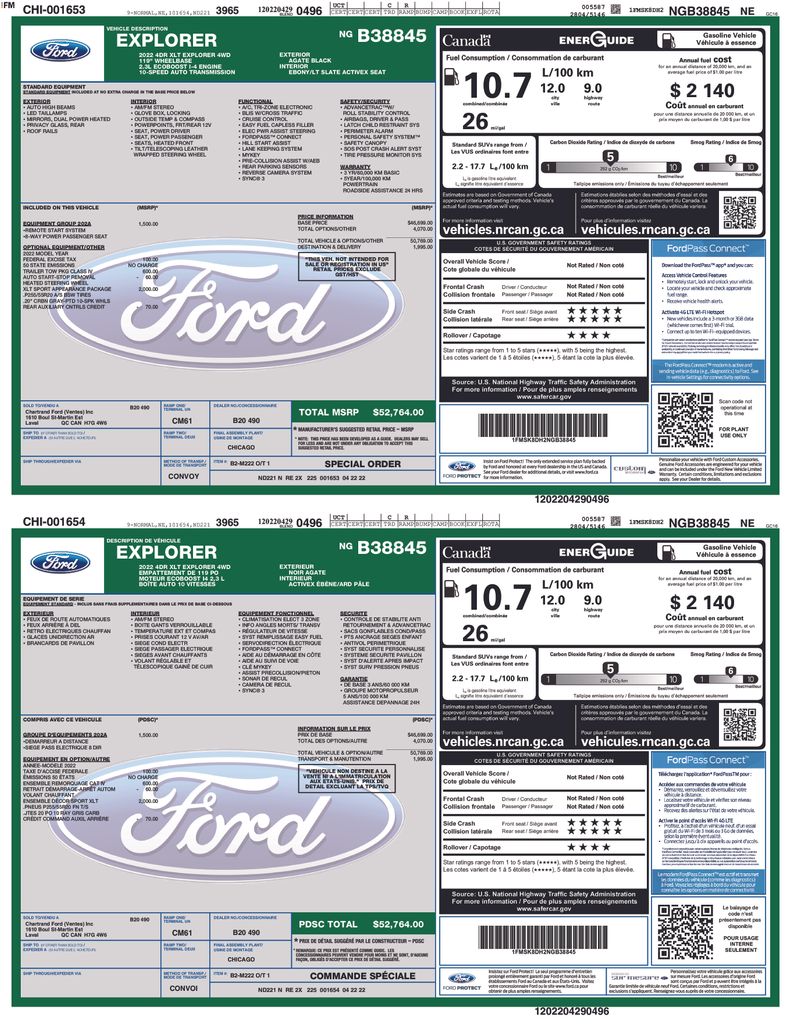 2022 Ford Explorer XLT 4WD's photo
