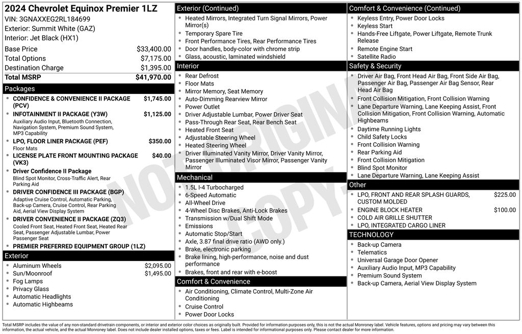 2024 Chevrolet Equinox AWD Premier 1.5T's photo