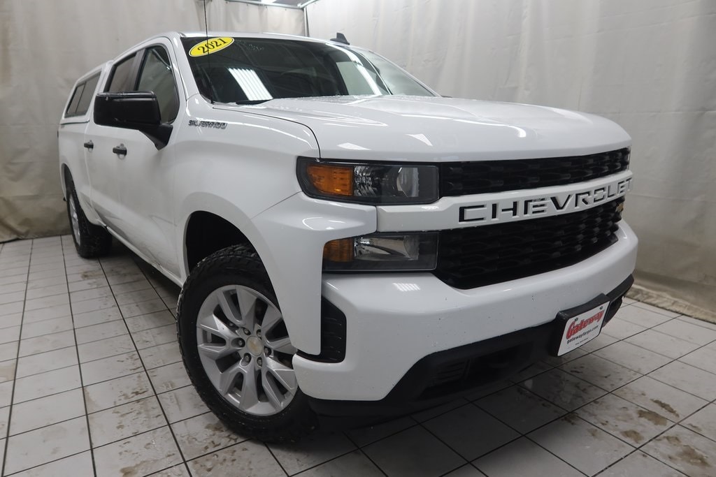 Used 2021 Chevrolet Silverado 1500 Custom Truck Crew Cab