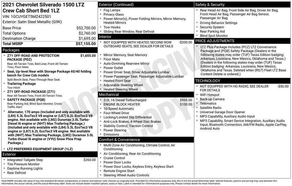 2021 Chevrolet Silverado 1500 LTZ - Photo 6