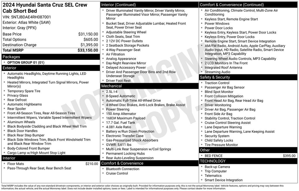 2024 Hyundai Santa Cruz SEL 2.5 AWD's photo