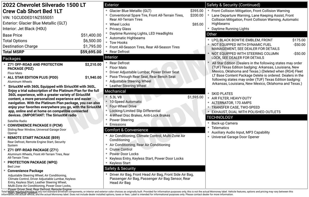 2022 Chevrolet Silverado 1500 LT 4X4 Crew Cab Standard Box's photo