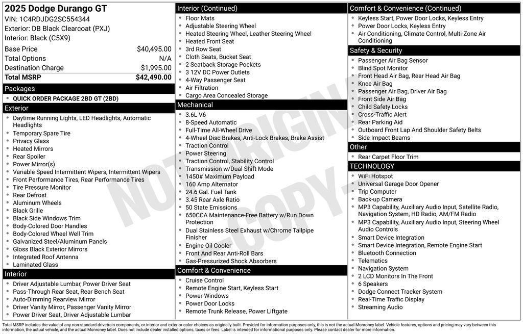2025 Dodge Durango