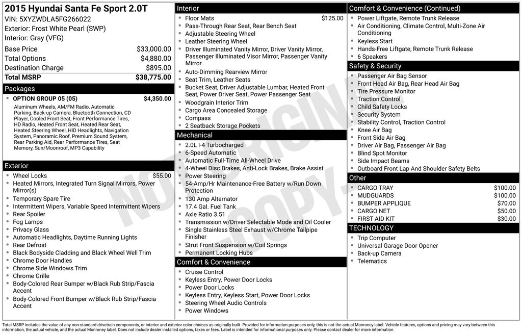 2015 Hyundai Santa Fe Sport 2.0T AWD's photo