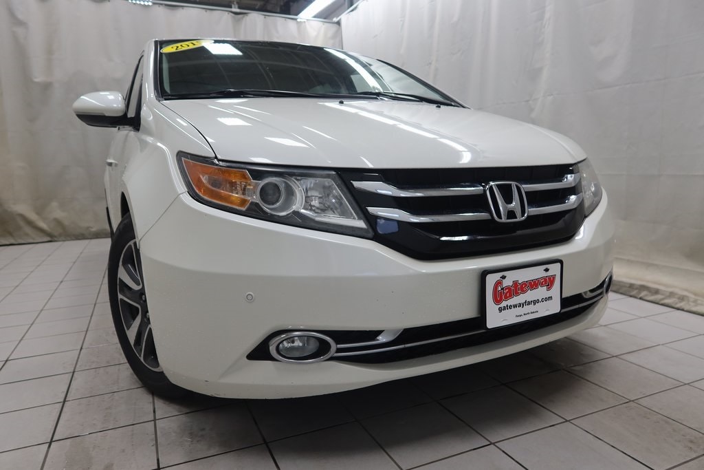 Used 2015 Honda Odyssey Touring Elite with VIN 5FNRL5H9XFB045956 for sale in Fargo, ND