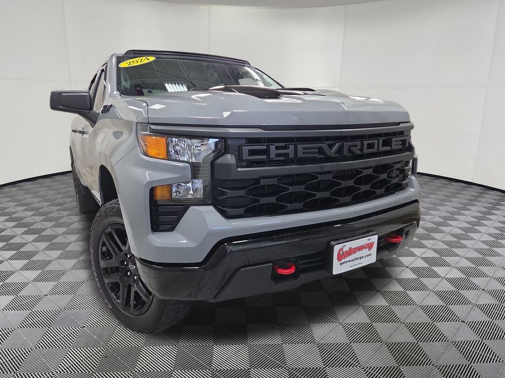 Used 2024 Chevrolet Silverado 1500 Custom Trail Boss Truck Crew Cab