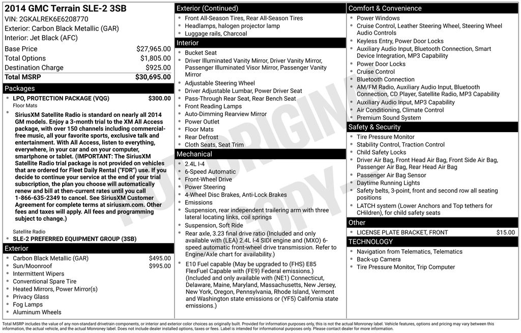 2014 GMC Terrain FWD SLE-2's photo