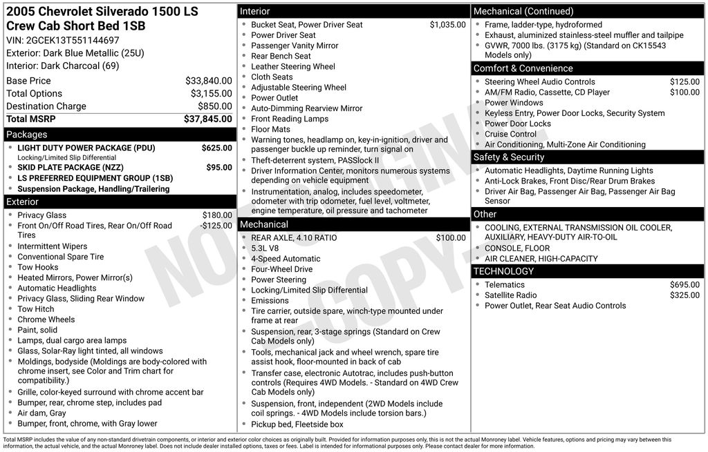 2005 Chevrolet Silverado 1500's photo