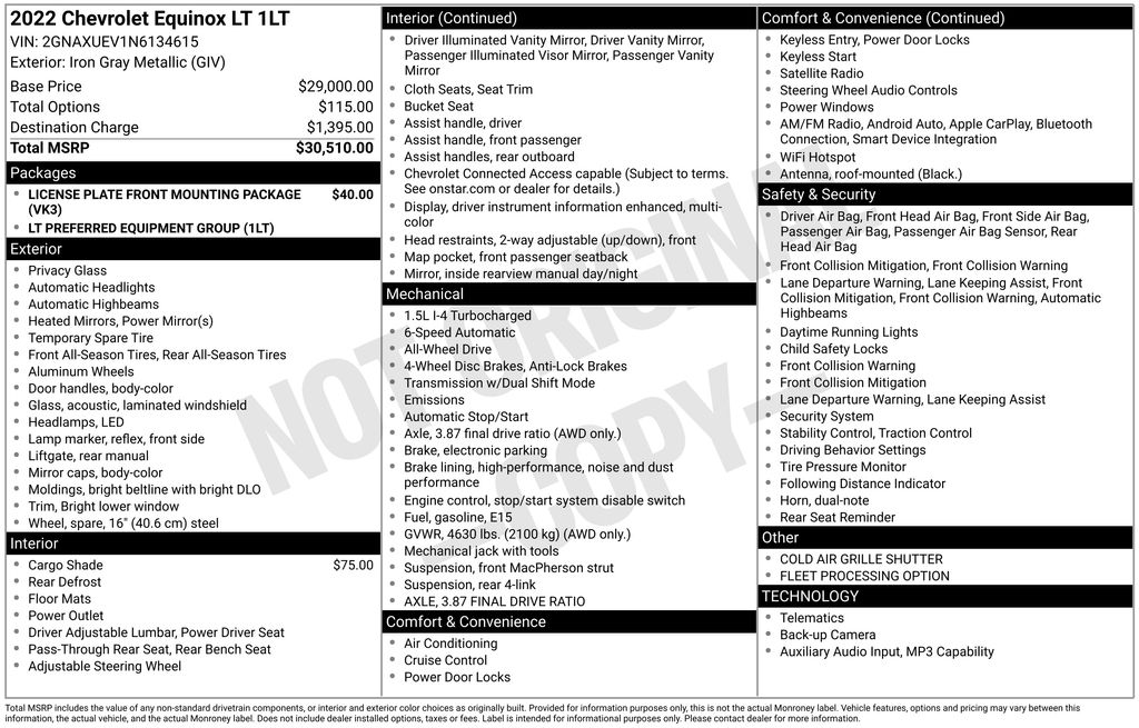 2022 Chevrolet Equinox's photo