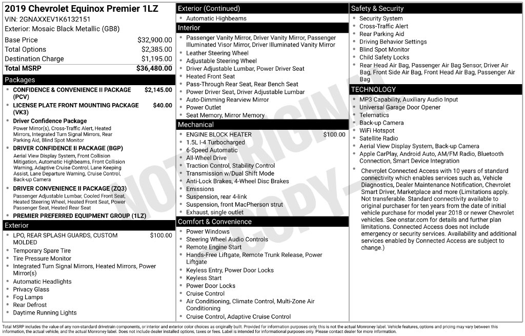 2019 Chevrolet Equinox