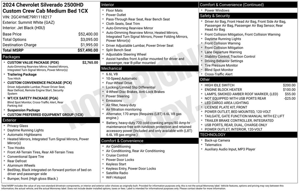 2024 Chevrolet Silverado 2500HD Custom - Photo 6