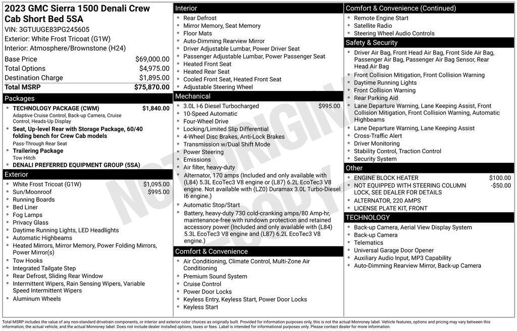 2023 GMC Sierra 4WD Crew Cab Short Box Denali's photo