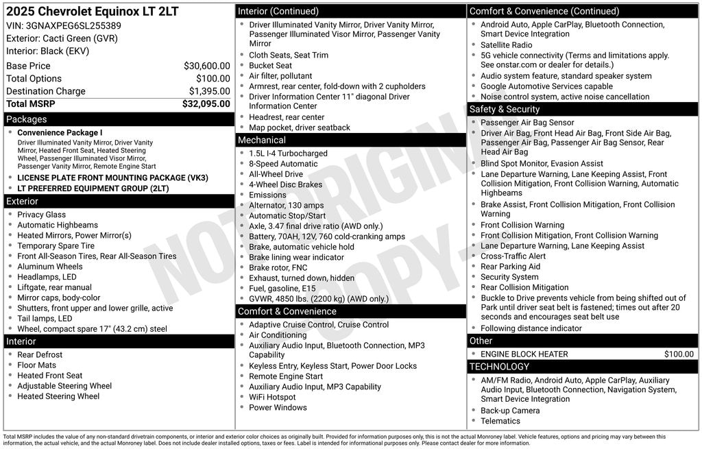 Used 2025 Chevrolet Equinox LT SUV