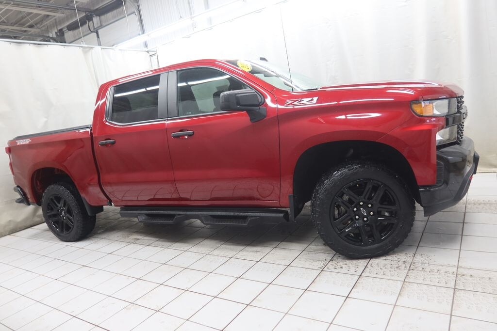 Used 2021 Chevrolet Silverado 1500 Custom Trail Boss Truck Crew Cab