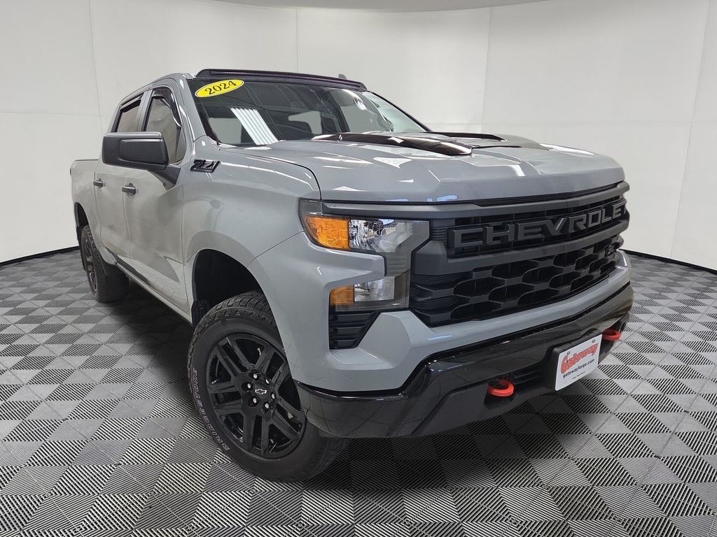 Used 2024 Chevrolet Silverado 1500 Custom Trail Boss Truck Crew Cab