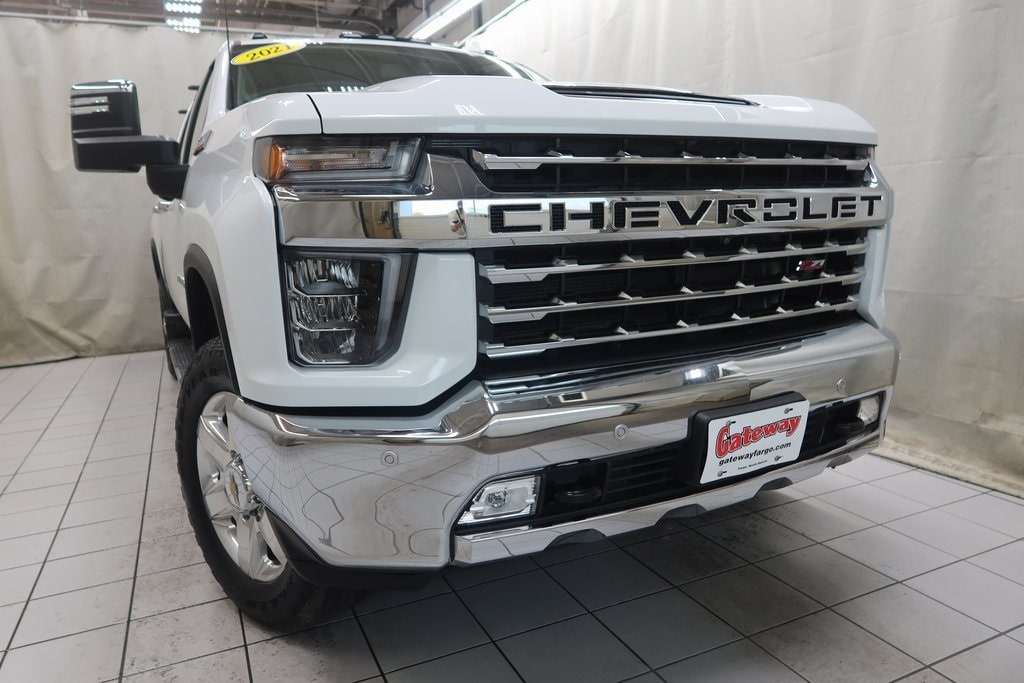 Used 2021 Chevrolet Silverado 2500HD LTZ with VIN 1GC4YPE77MF266076 for sale in Fargo, ND