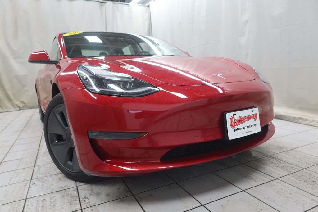 Used 2022 Tesla Model 3 Long Range with VIN 5YJ3E1EB3NF341111 for sale in Fargo, ND