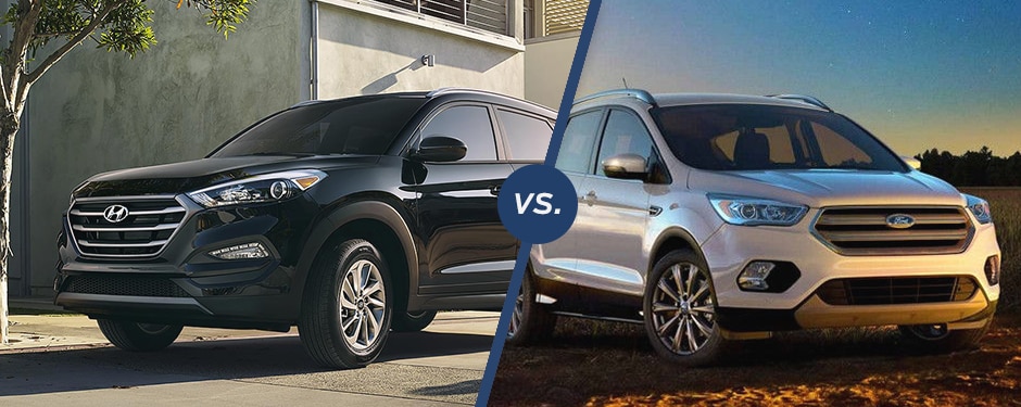 Comparison: 2018 Hyundai Tucson vs 2018 Ford Escape
