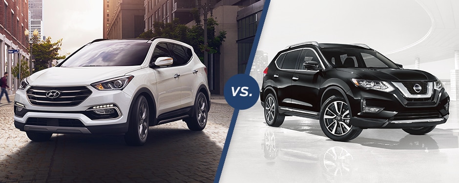 Comparison: 2018 Hyundai Santa Fe Sport vs 2018 Nissan Rogue