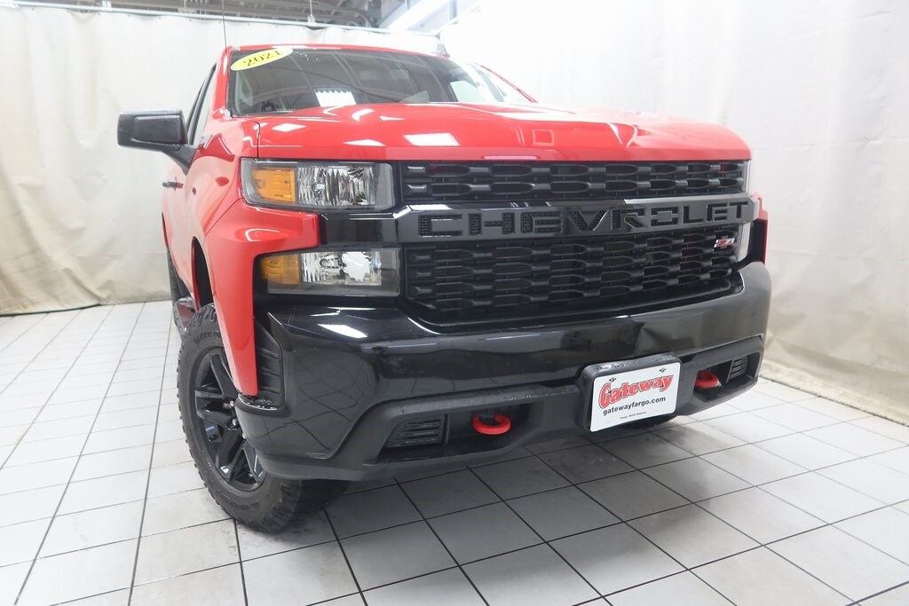 Used 2021 Chevrolet Silverado 1500 Custom Trail Boss Truck Crew Cab