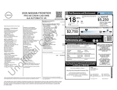 2026 Nissan Frontier PRO-4X Truck Crew Cab