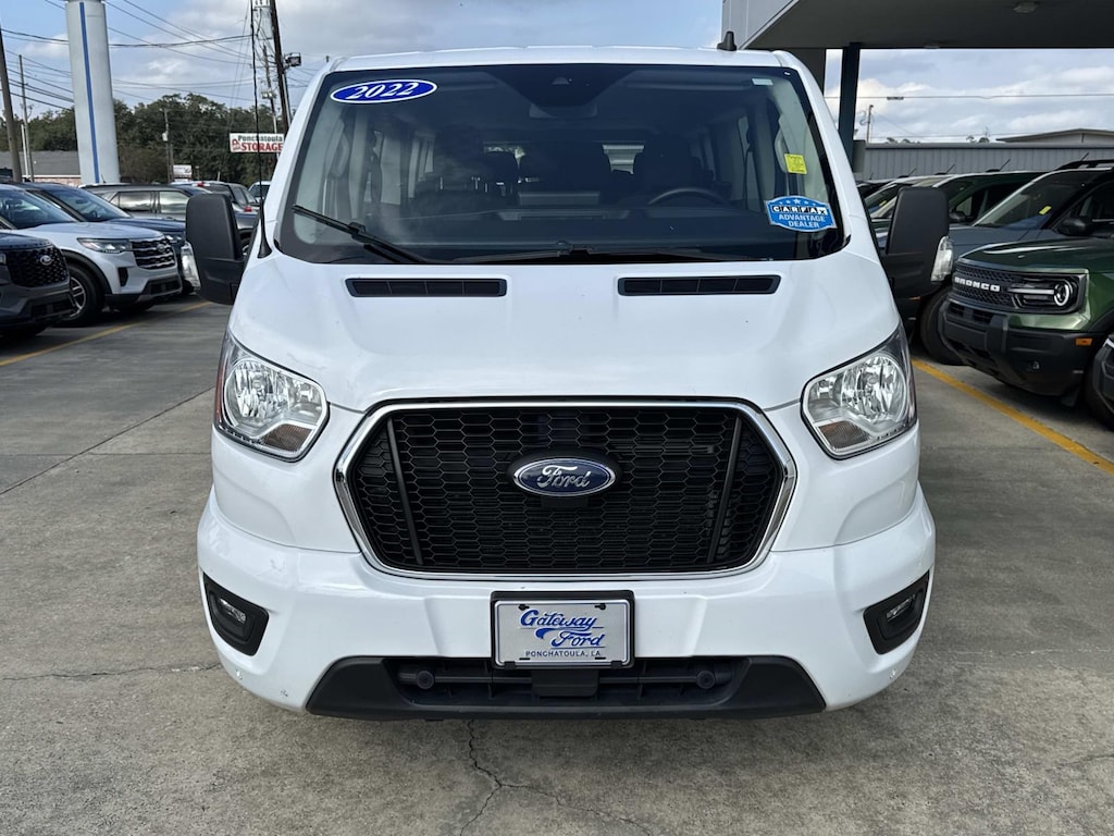 Used 2022 Ford Transit Passenger Wagon T-350 148 Low Roof XLT RWD Full-size Passenger Van