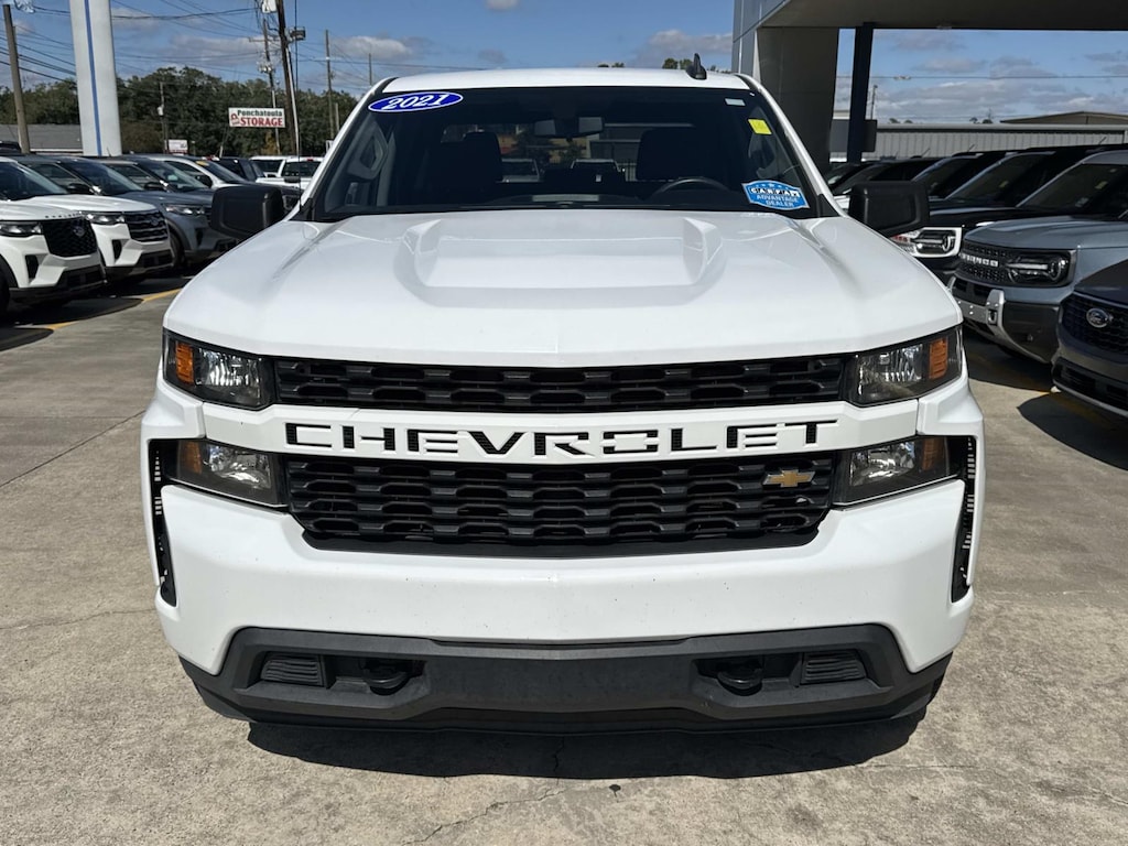 Used 2021 Chevrolet Silverado 1500 2WD Crew Cab 147 Custom Crew Cab Pickup