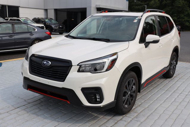 Crystal White Pearl 2021 Subaru Forester SUV / Crossover All-Wheel Drive Continuously Variable Transmission