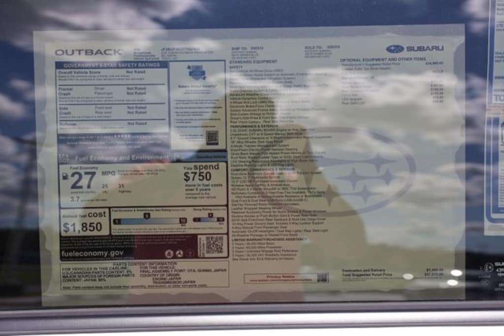 New 2026 Subaru Outback Premium SUV