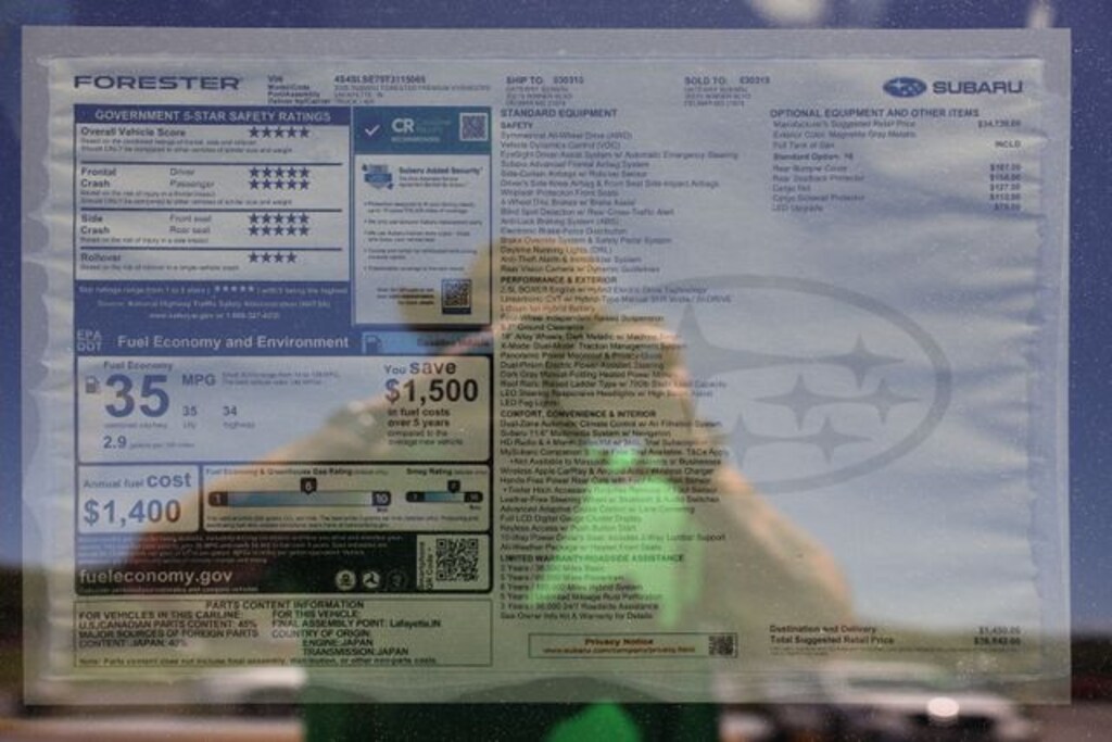New 2026 Subaru Forester Premium Hybrid SUV