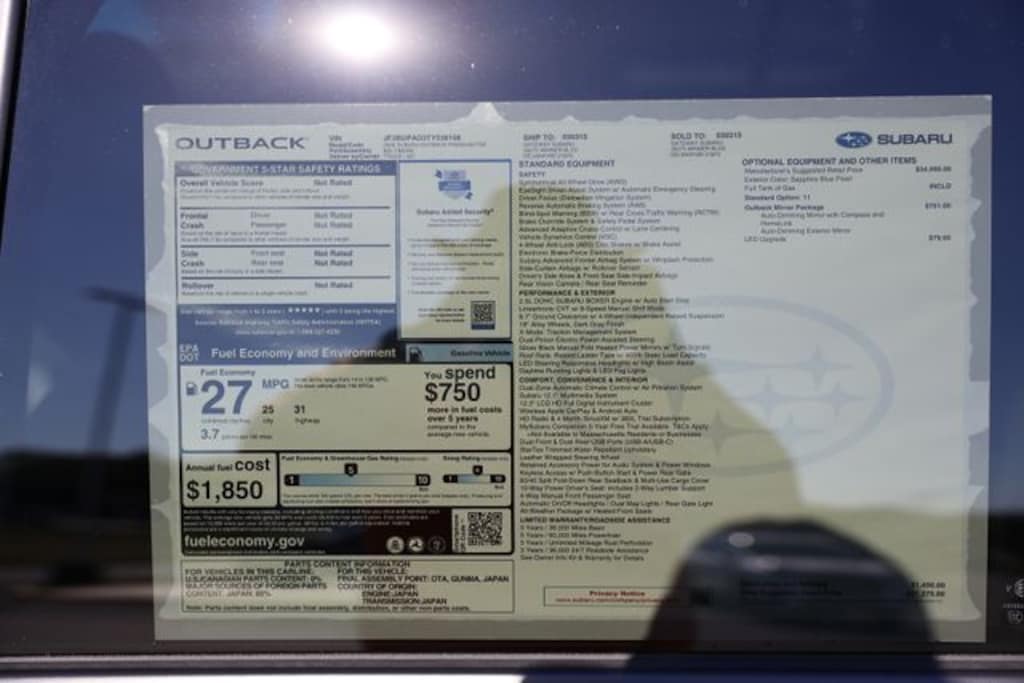 New 2026 Subaru Outback Premium SUV
