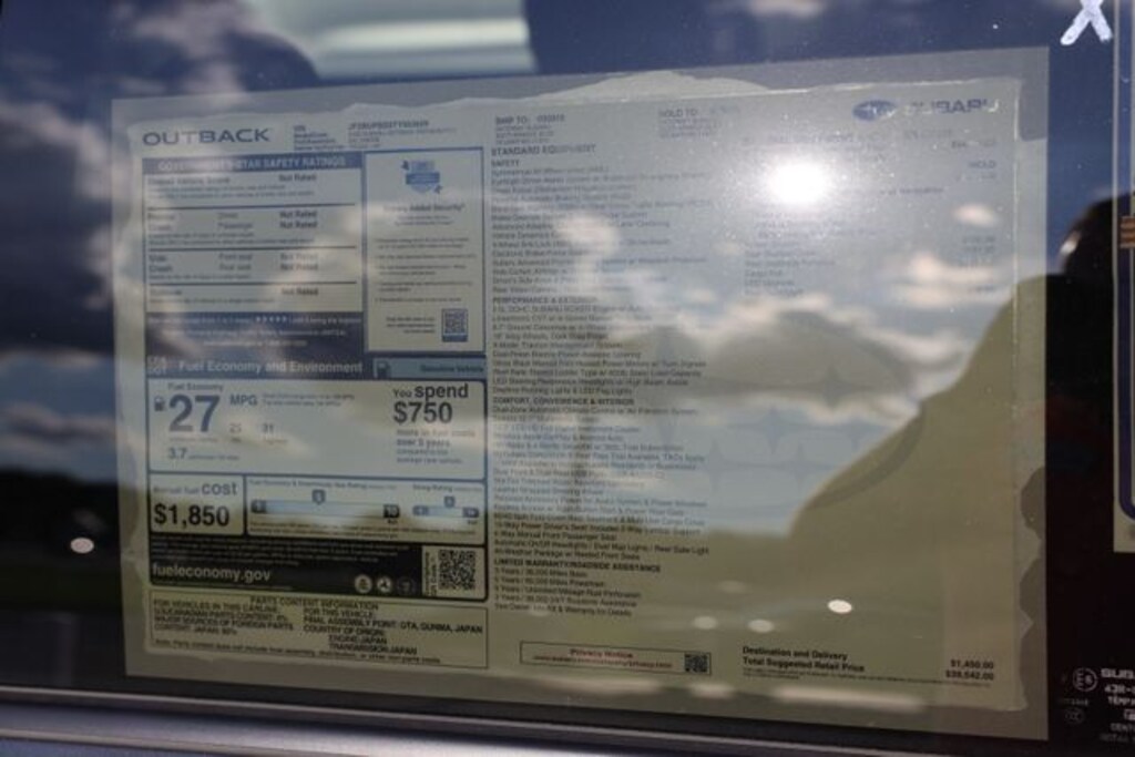 New 2026 Subaru Outback Premium SUV